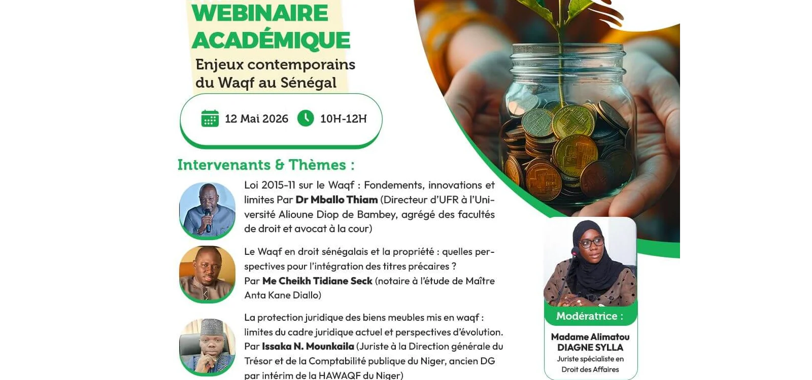 [Webinaire] Défis juridiques et fonciers du Waqf au Sénégal&nbsp;: enjeux et perspectives