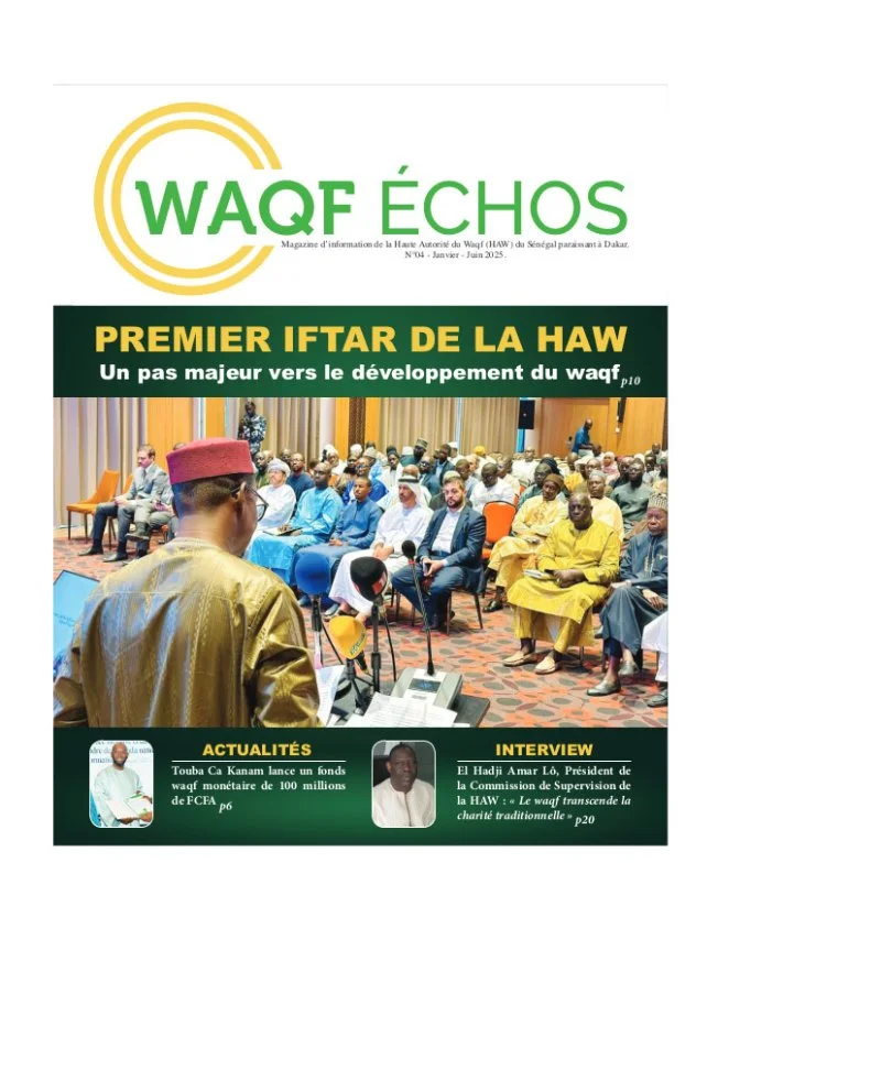 Waqf Echos, le quatrième numéro de notre magazine d’information