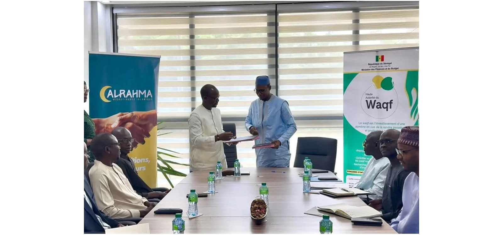 La Haute Autorité du Waqf (HAW) signe une convention de partenariat avec AL RAHMA Microfinance Islamique 